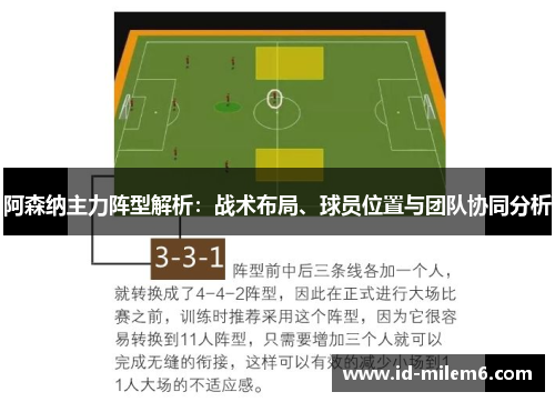 阿森纳主力阵型解析：战术布局、球员位置与团队协同分析