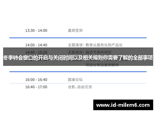 冬季转会窗口的开启与关闭时间以及相关规则你需要了解的全部事项 冬季转会窗口的开启与关闭时间以及相关规则你需要了解的全部事项